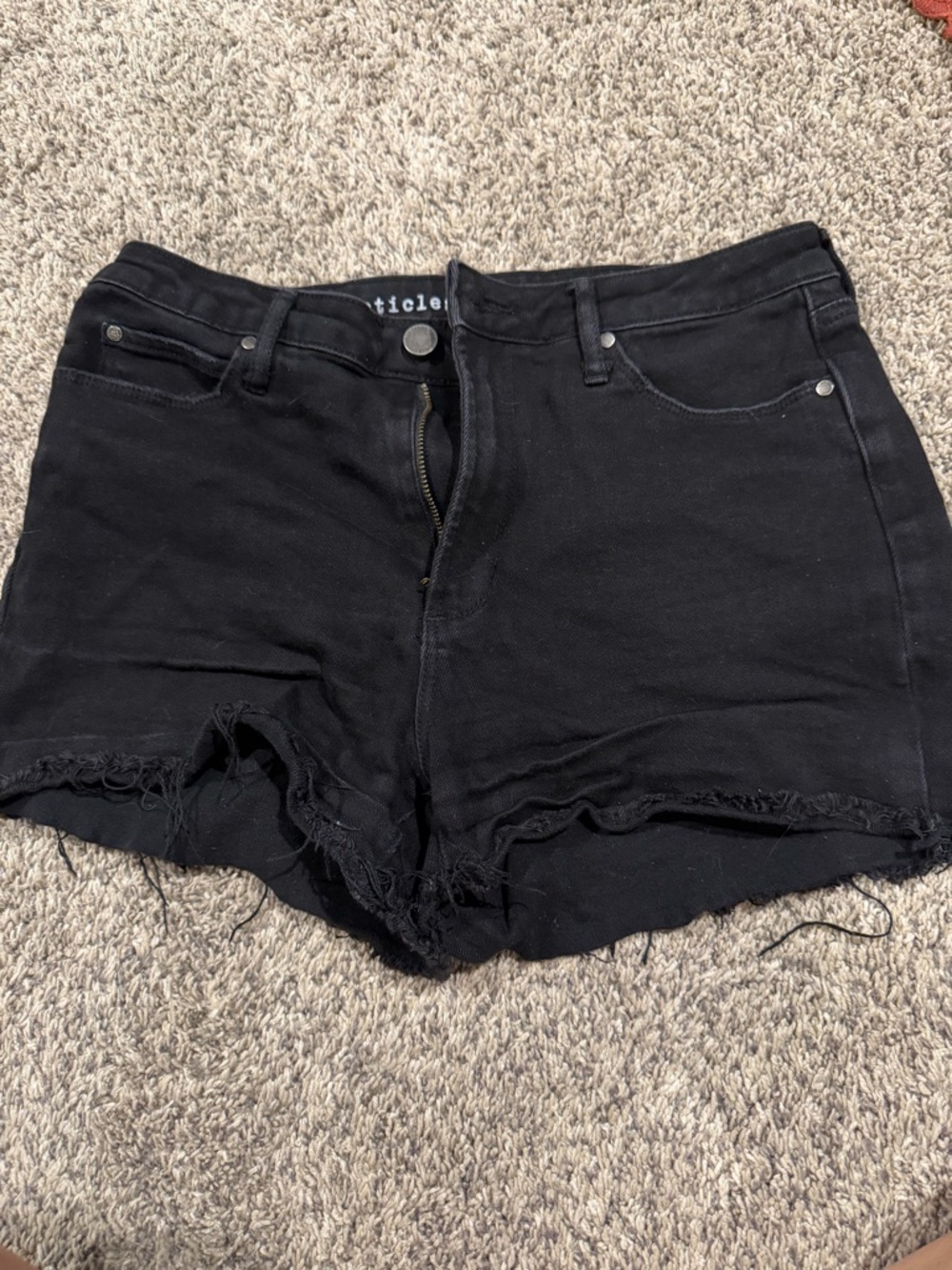 Articles of Society Black Denim Cutoff Shorts – Size 29